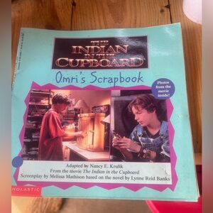 Vintage 90's Movie Book, The Indian in the Cupboard, Omri's Scrapbook-have 2